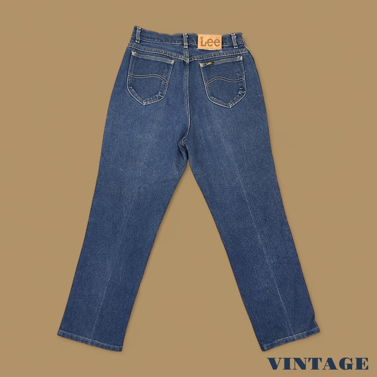 Vintage Lee Straight Leg Boyfriend Jeans Dark Blue W28 L28