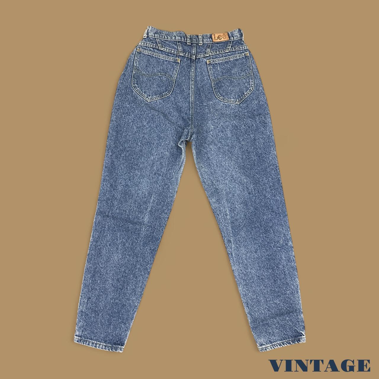 Vintage 90's Lee Tapered Leg Mom Jeans Mid Blue W27 L30