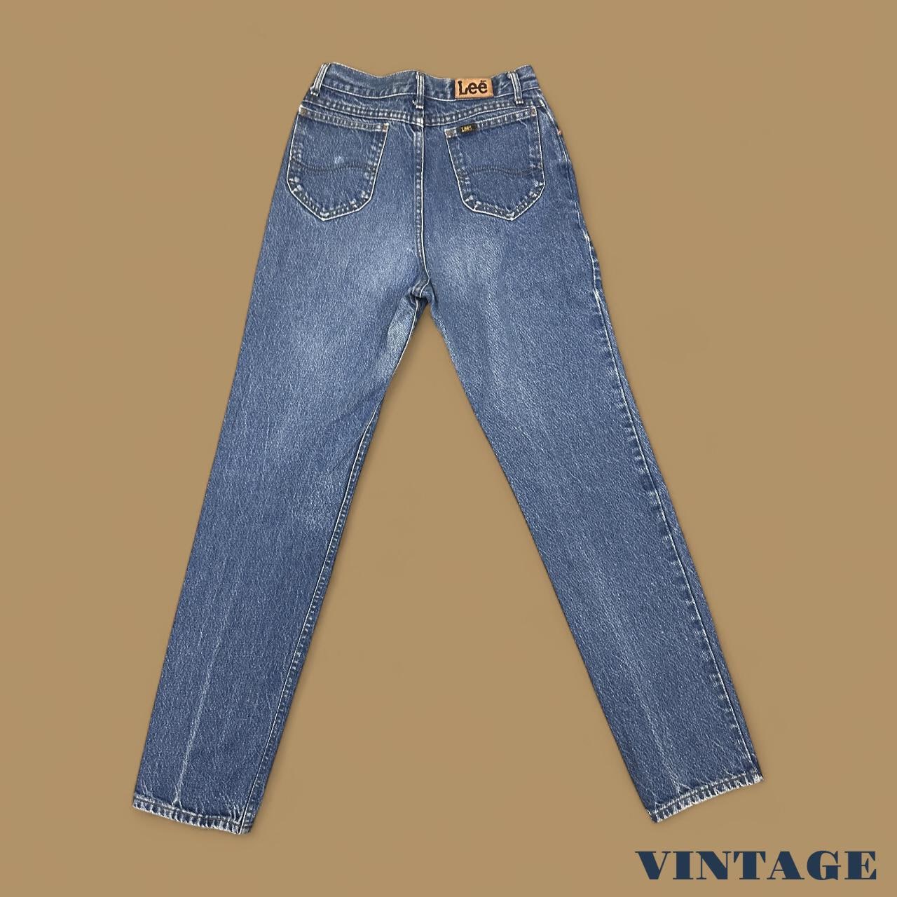 Vintage Lee Straight Leg Boyfriend Jeans Dark Blue W28 L32