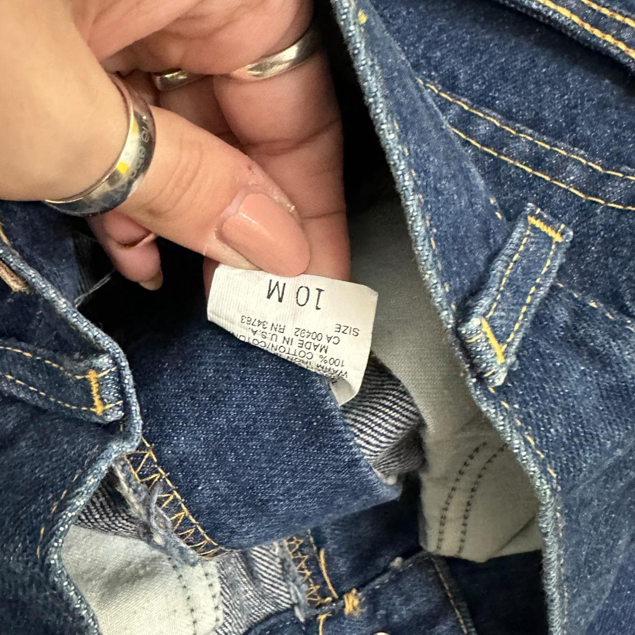 Vintage Lee Straight Leg Boyfriend Jeans Dark Blue W26 L32