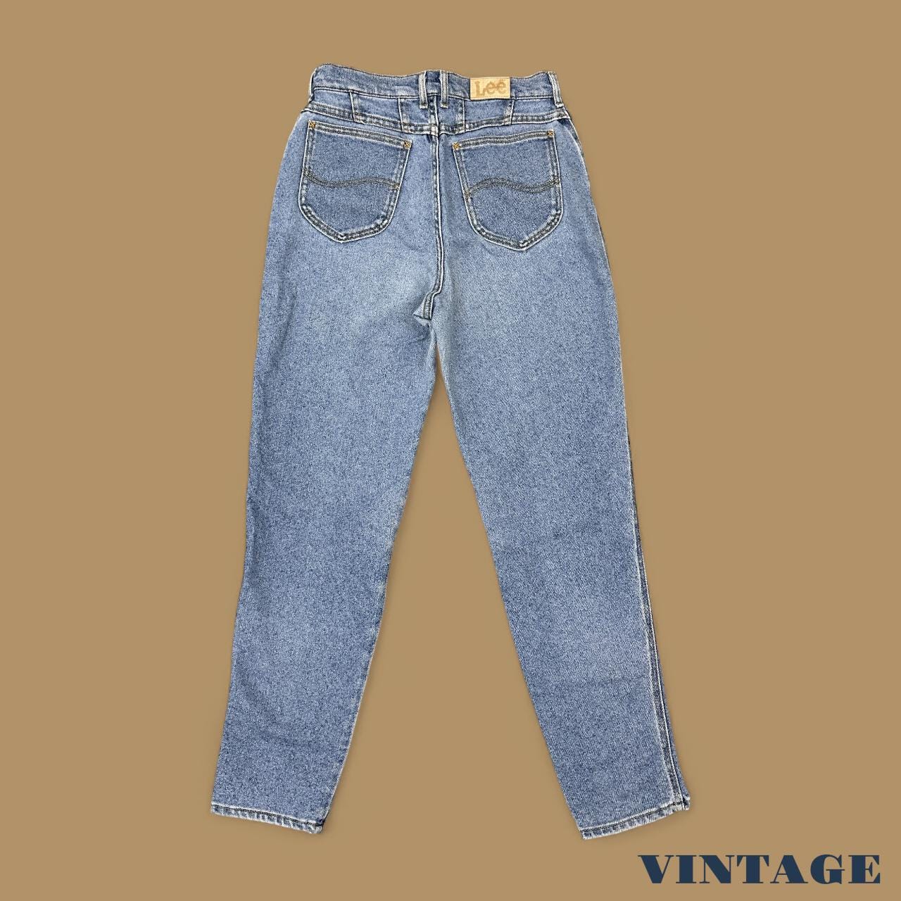 Vintage 90's Lee Tapered Leg Mom Jeans Mid Blue W28 L30