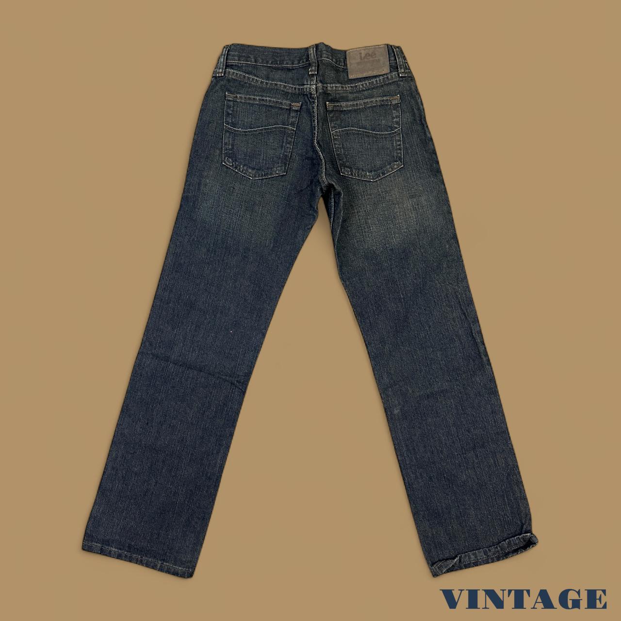 Vintage Lee Straight Leg Boyfriend Jeans Grey Blue W28 L28