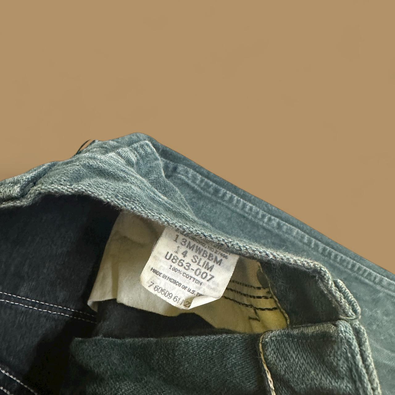 Vintage Wrangler USA Made Straight Leg Boyfriend Jeans Bottle Green W24 L28