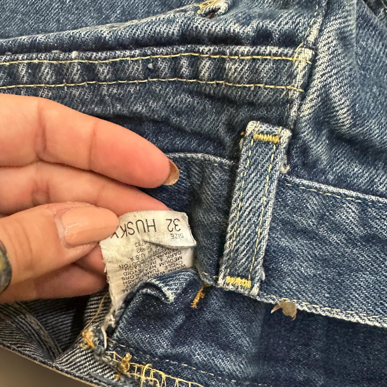 Vintage Lee Straight Leg Boyfriend Jeans Dark Blue W30 L28