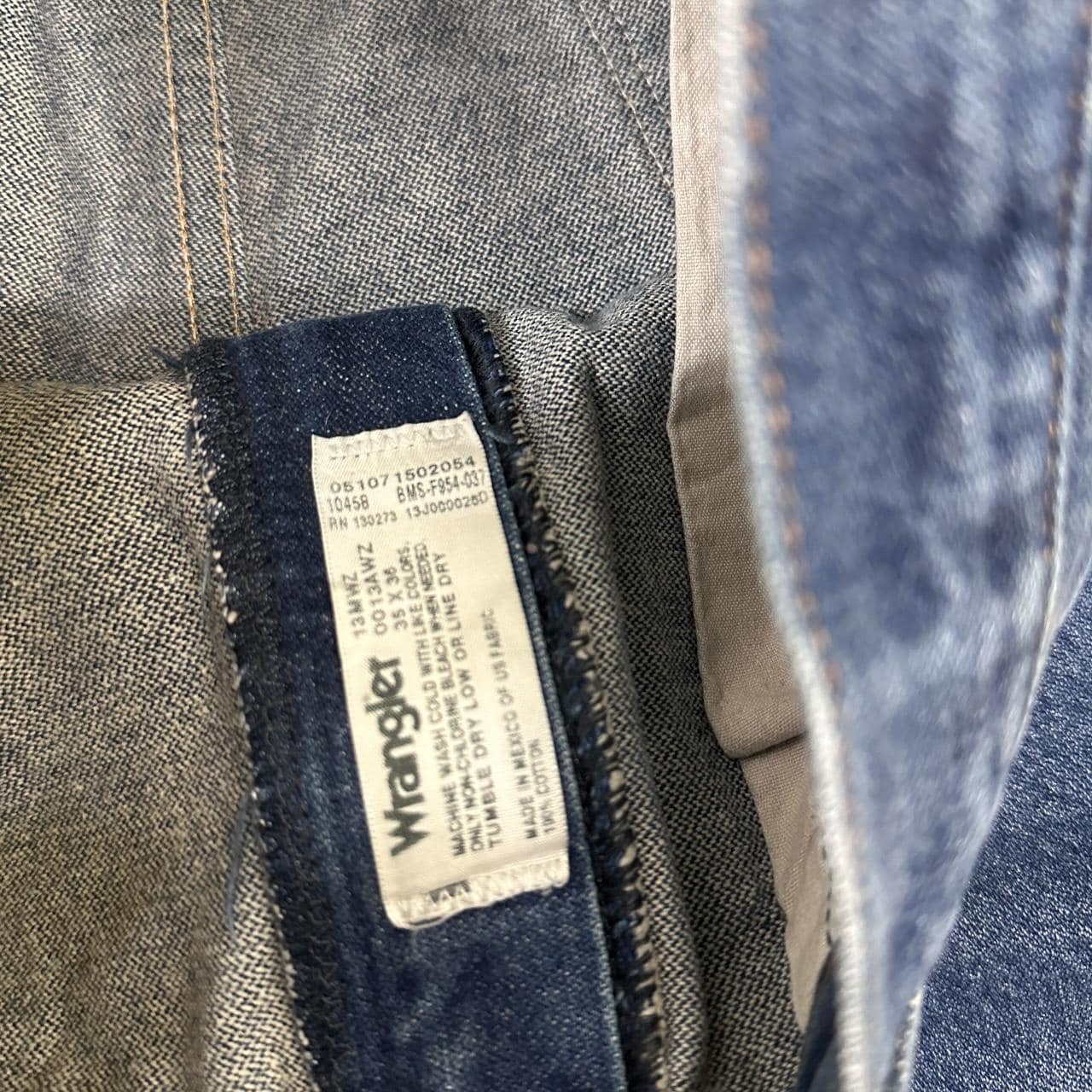 Vintage Wrangler USA Straight Leg Jeans Dark Blue W35 L36