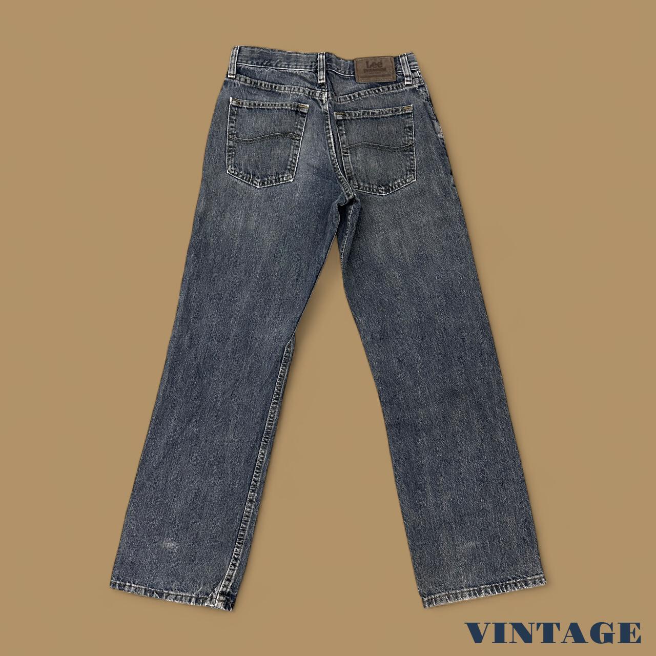Vintage Lee Straight Leg Boyfriend Jeans Dark Blue W28 L30