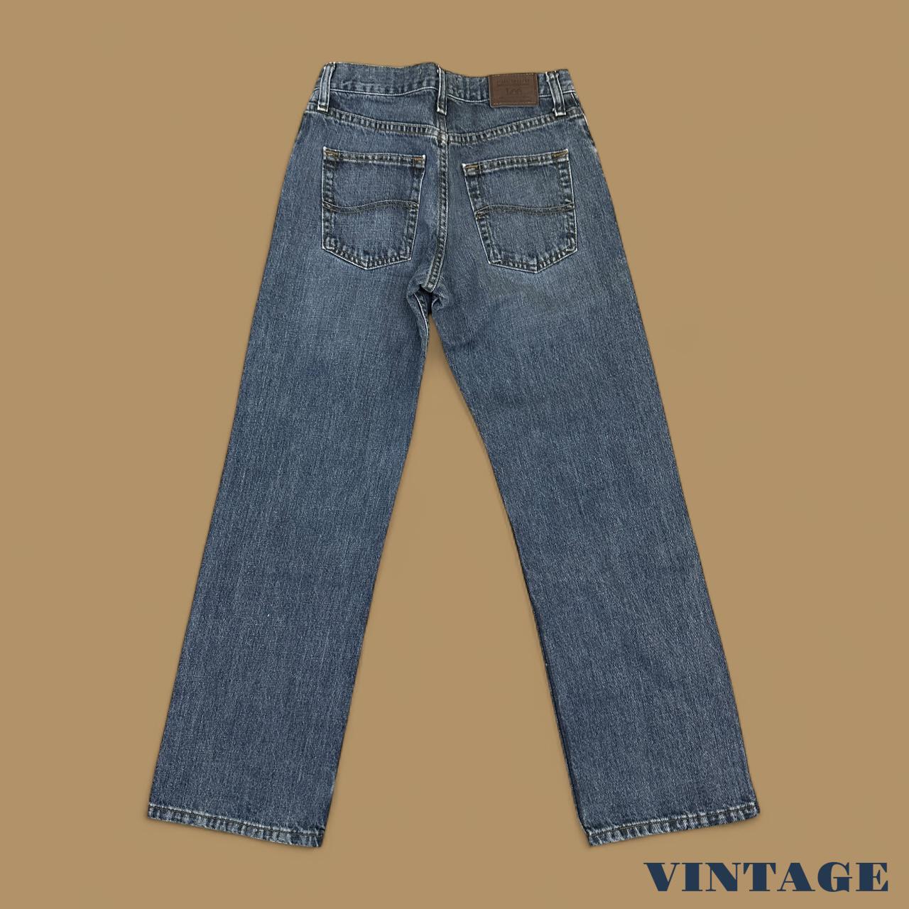 Vintage Lee Relaxed Straight Leg Boyfriend Jeans Dark Blue W27 L29