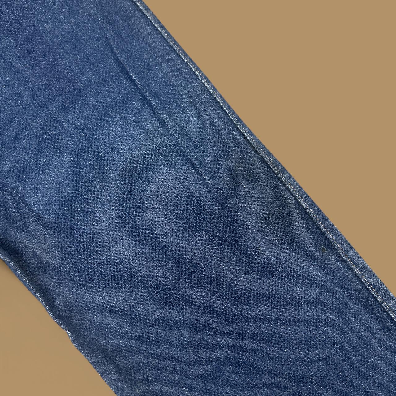 Vintage Wrangler USA Made Straight Leg Boyfriend/Mom Jeans Dark Blue W32 L34