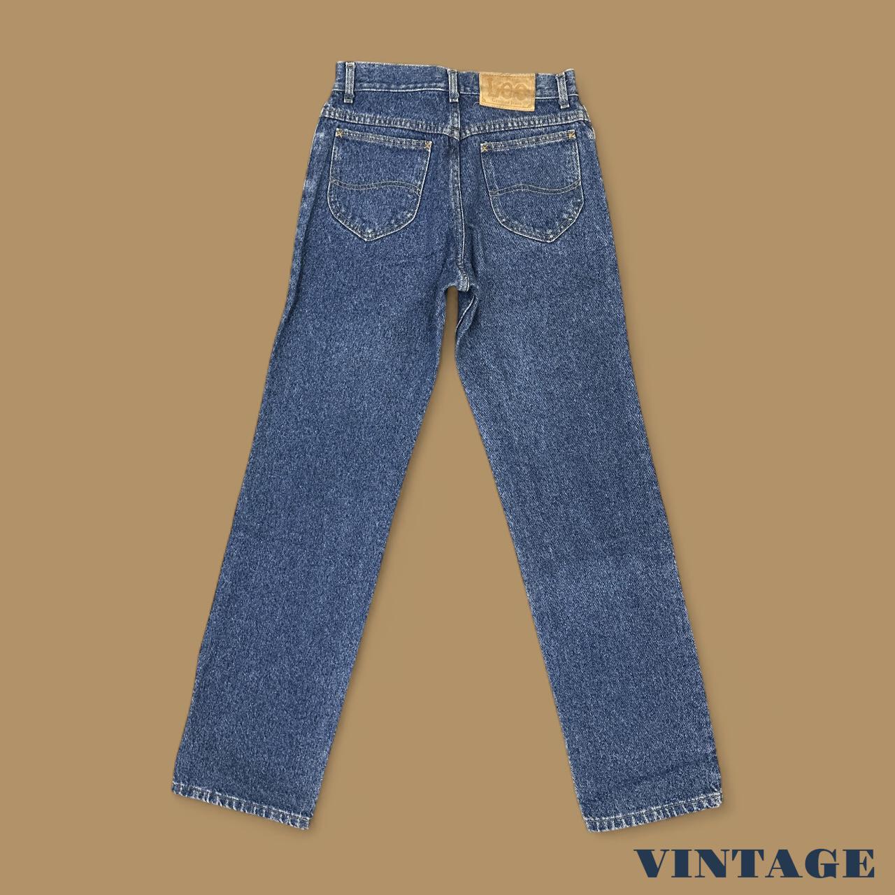 Vintage Lee Straight Leg Boyfriend Jeans Mid Blue W29 L32