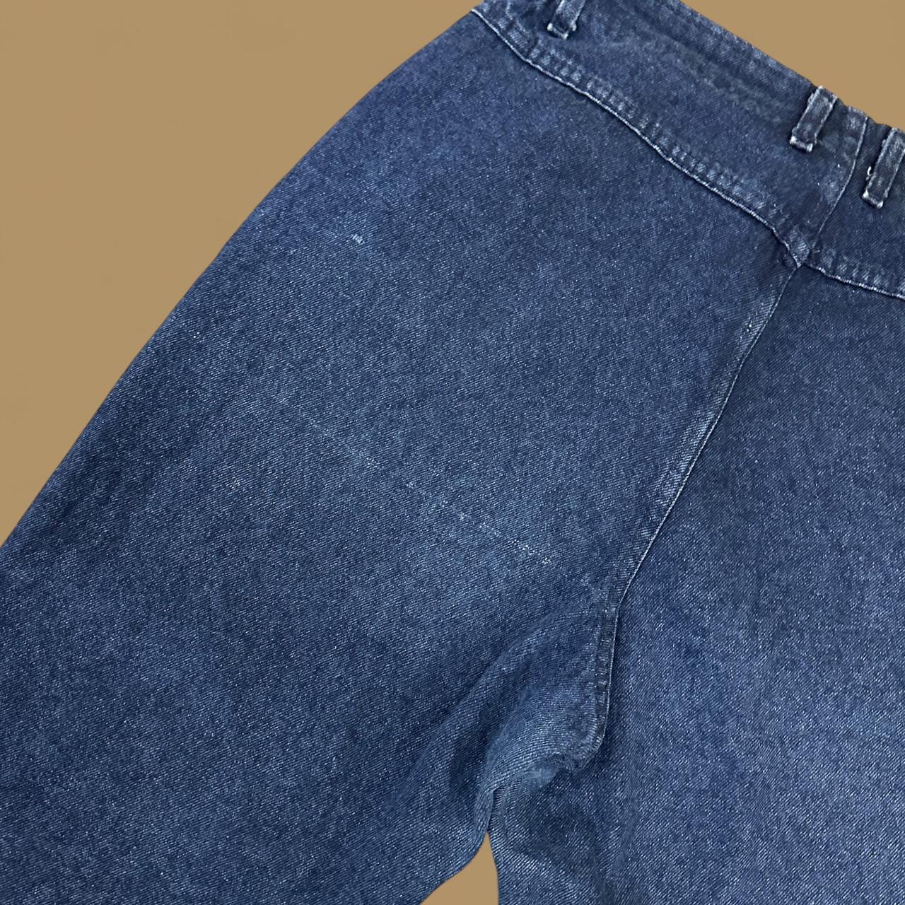 Vintage 90s Lee Elastic Waist Tapered Leg Mom Jeans Dark Blue W33 L30