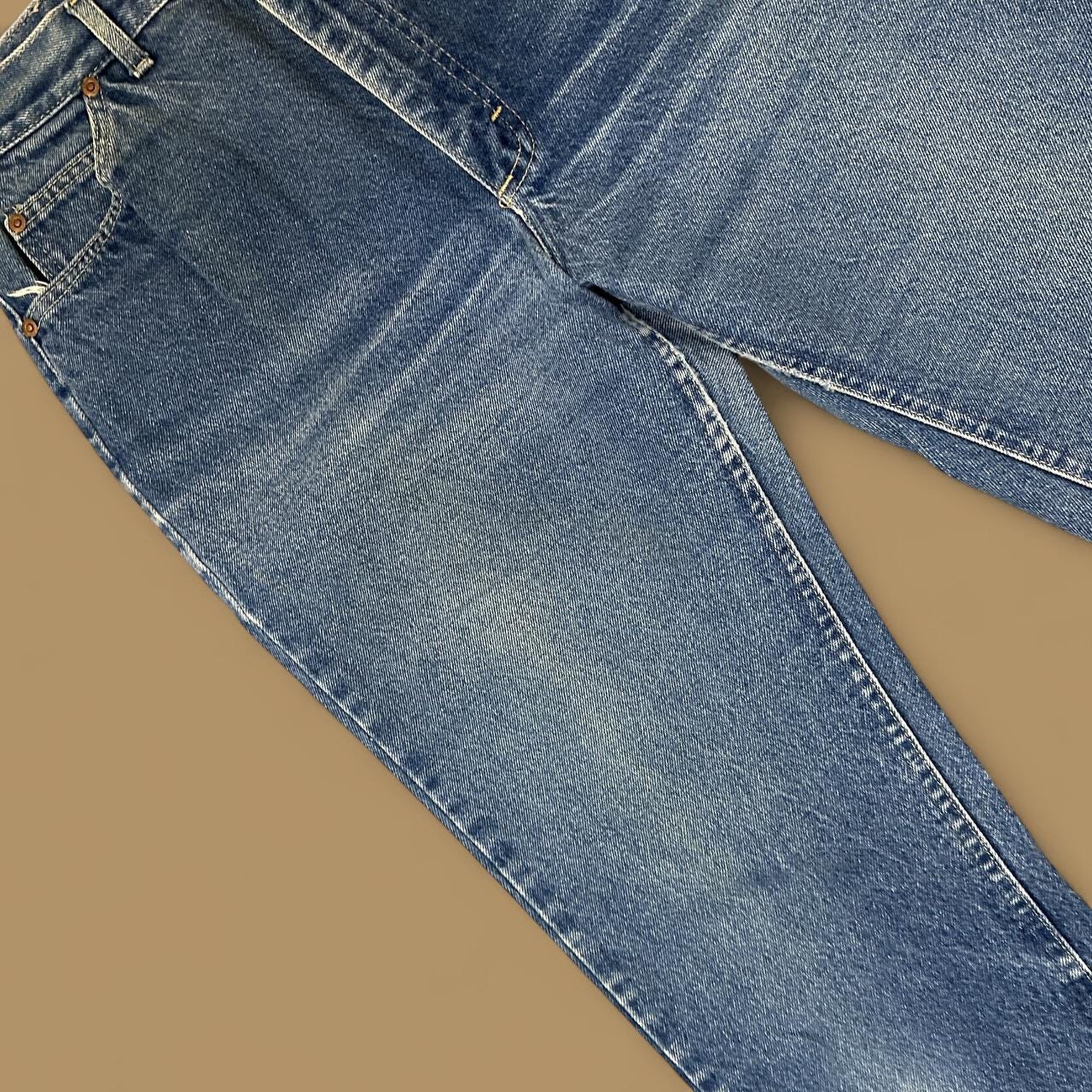 Vintage Lee Straight Leg Boyfriend Jeans Mid Blue W29 L32