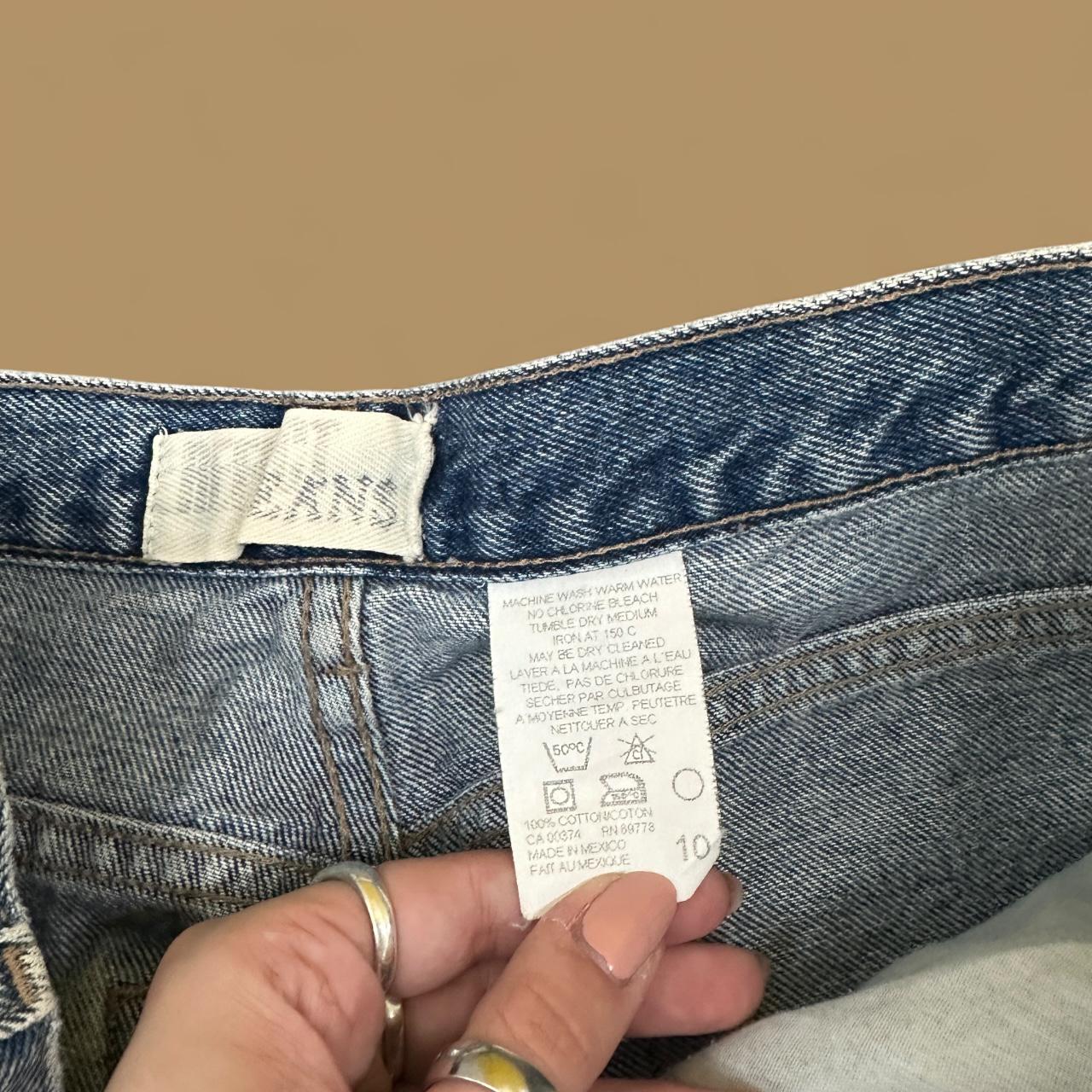 Vintage 90s Reflect Jeans Wide Leg Boyfriend Jeans Mid Blue W28 L30