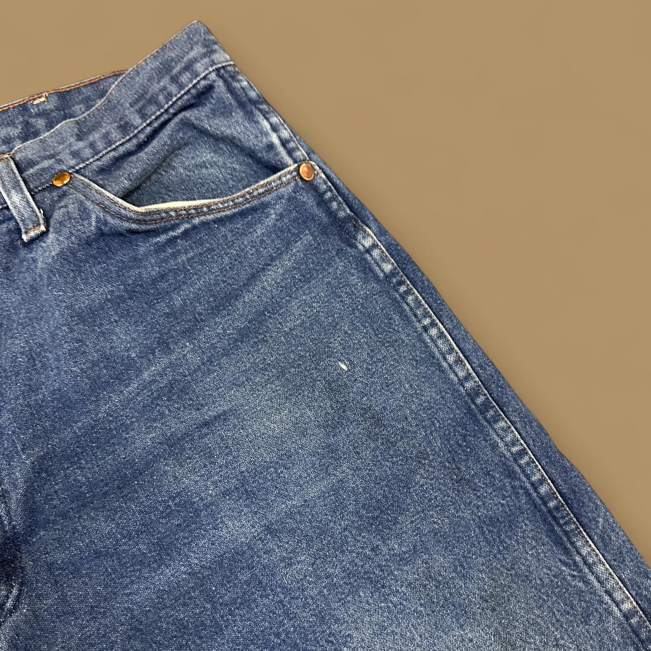 Vintage Wrangler USA Straight Leg Jeans Dark Blue W40 L30