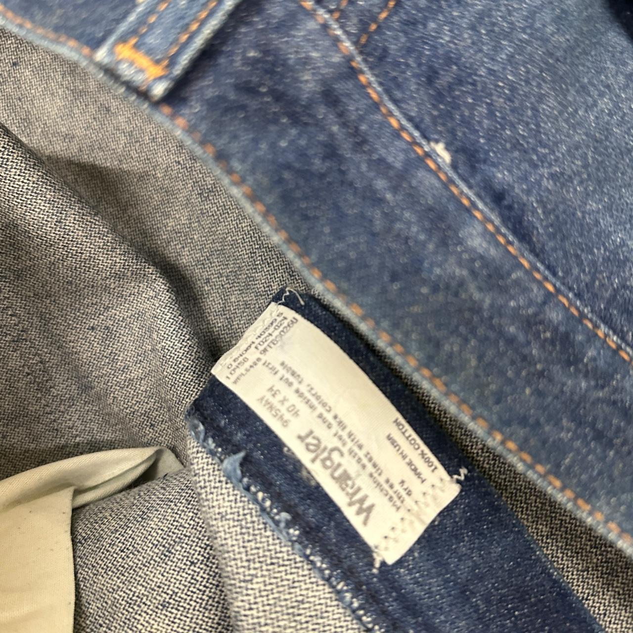 Vintage Wrangler USA Straight Leg Jeans Dark Blue W40 L34