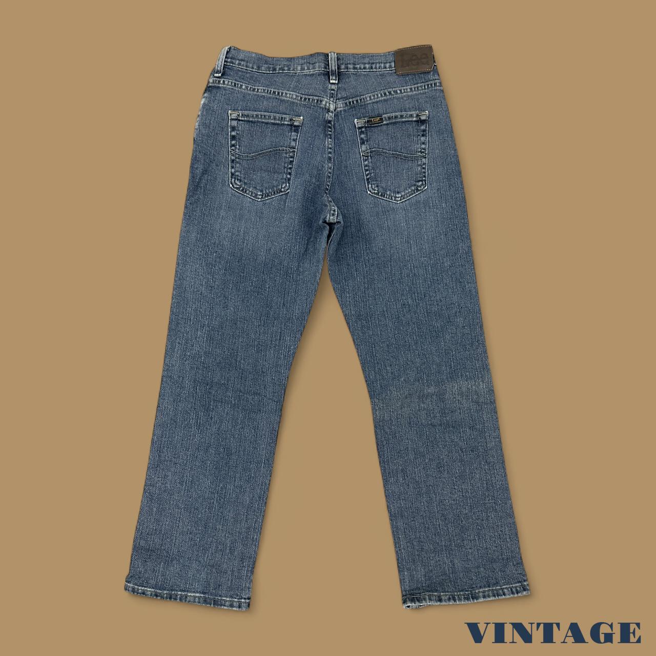 Vintage Lee Straight Leg Boyfriend Jeans Dark Blue W29 L27