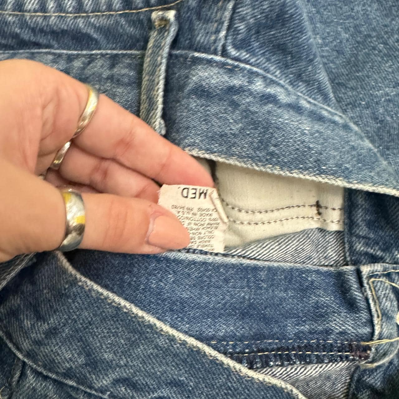 Vintage Lee Straight Leg Boyfriend Jeans Mid Blue W30 L32