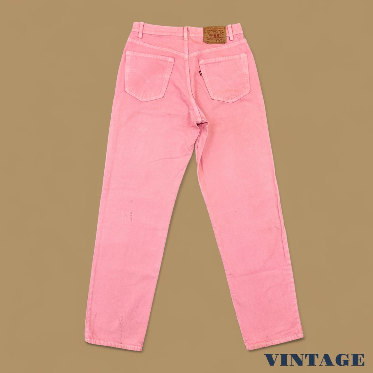 Vintage Levi's 550 USA Relaxed Straight Leg Jeans Pink W33 L32