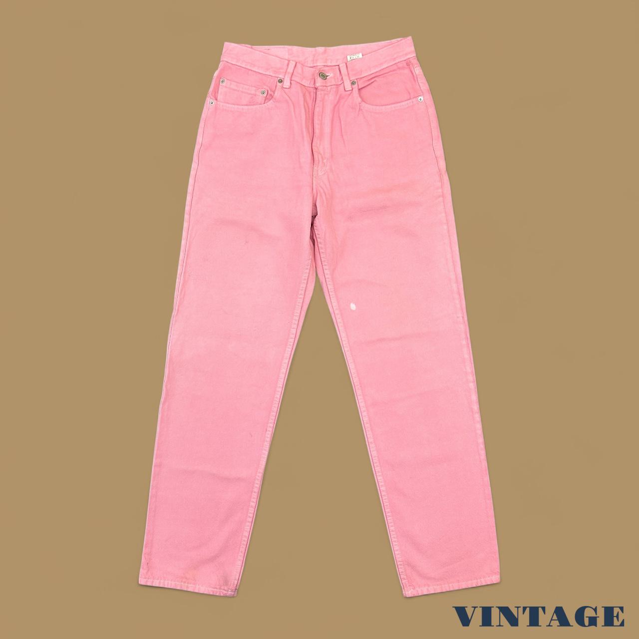 Vintage Levi's 550 USA Relaxed Straight Leg Jeans Pink W33 L32