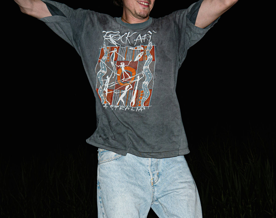 Jeans and graphic T-shirts at Brag Vintage