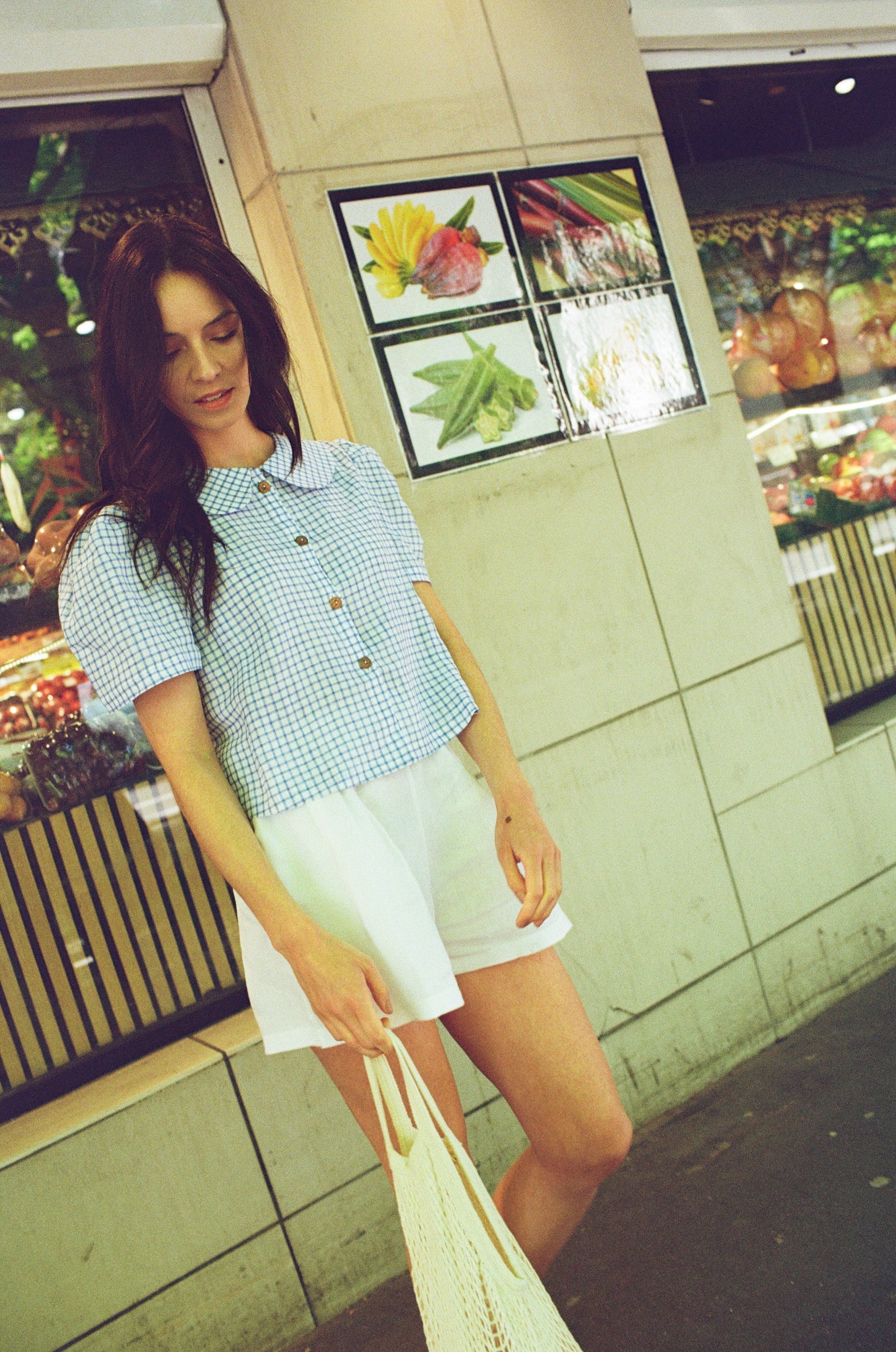 Olivia Linen Shorts - White - Delivery from June 26