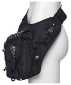 Punk Rave Techwear Skull Waist-Leg Bag