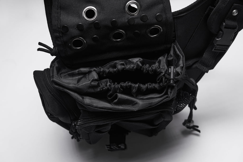 Punk Rave Techwear Skull Waist-Leg Bag