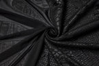 Punk Rave Seraphine Spinal Lace Panel Maxi Dress in Black