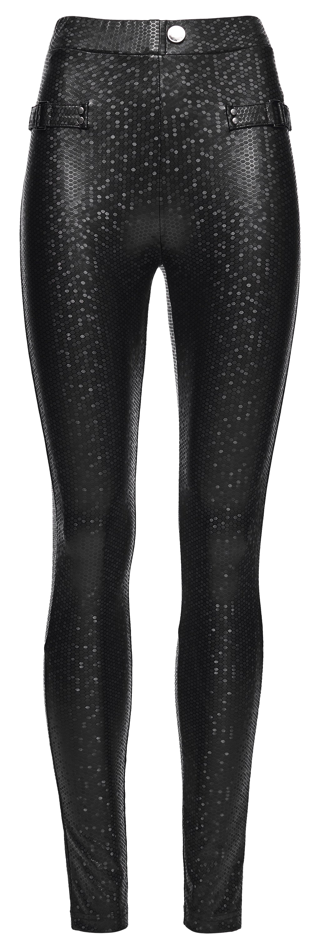 Punk Rave Ravenna Leggings - Black Prism Finish