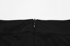 Punk Rave Blossom Knitted Asymmetrical Skirt