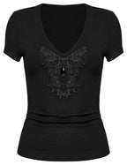 Punk Rave Armida V-neck T-shirt