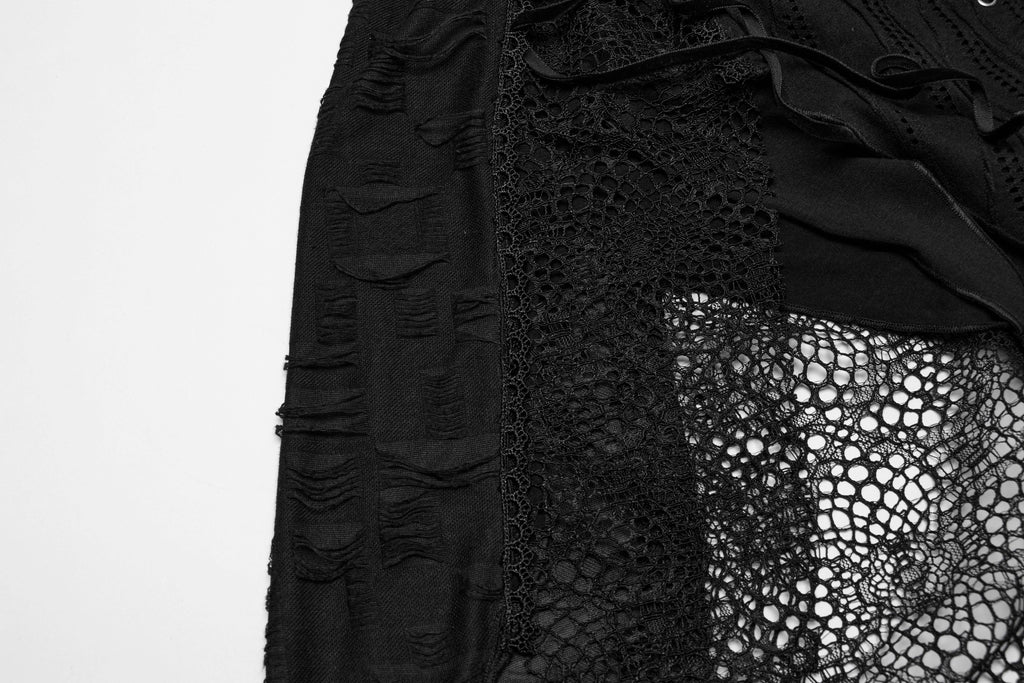 Punk Rave Honey Irregular Split Dress