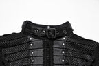 Punk Rave Seraphine Spinal Lace Panel Maxi Dress in Black