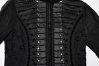 Punk Rave Seraphine Spinal Lace Panel Maxi Dress in Black