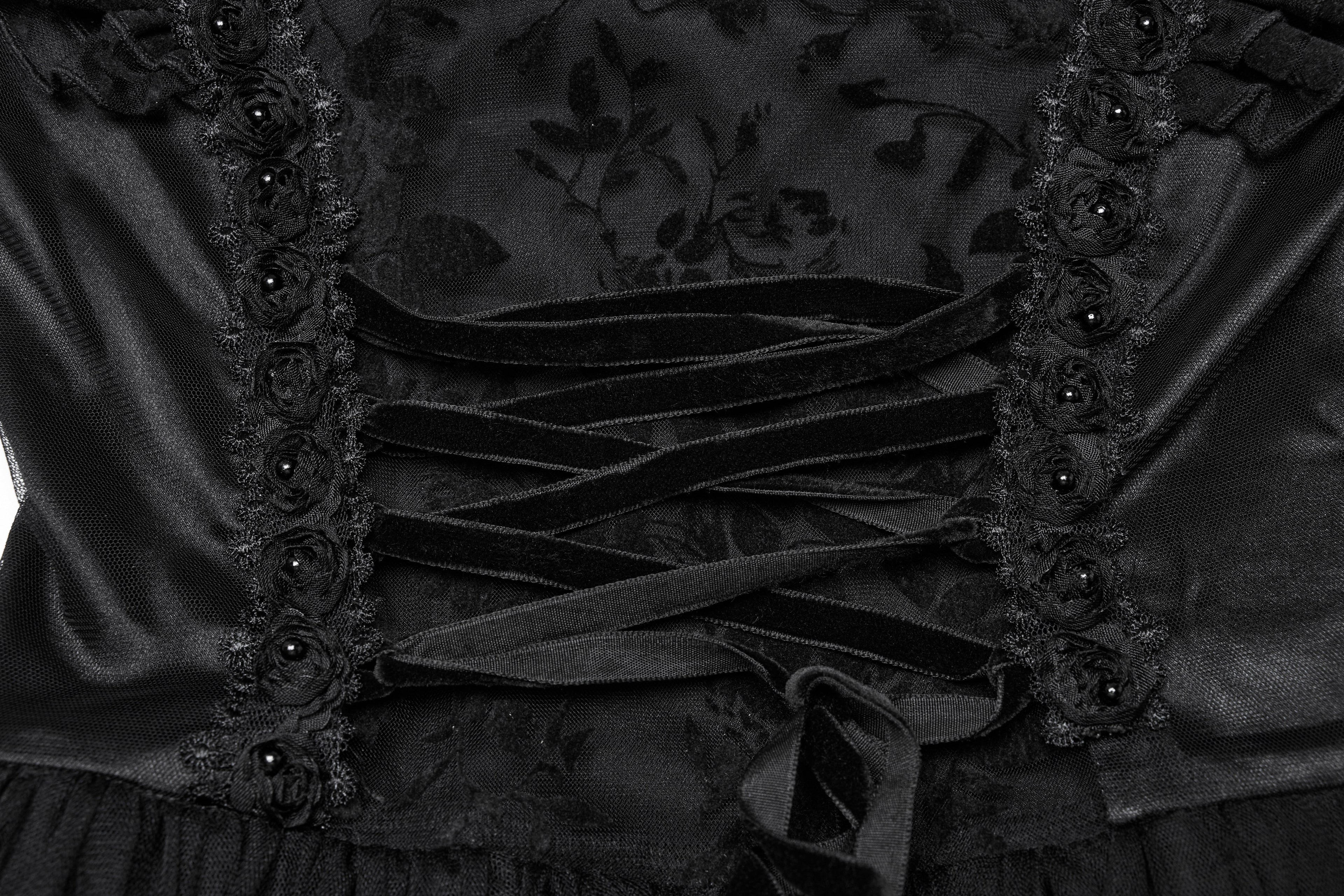 Punk Rave Seraphina Goth Flying Sleeve Dress