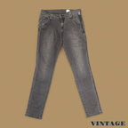 Vintage Levi&#39;s Slim Fit Straight Leg Jeans Charcoal Grey W29 L34