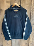 Vintage 90s Adidas Drill Top Tracksuit Jumper Sweatshirt XL Festival Oasis
