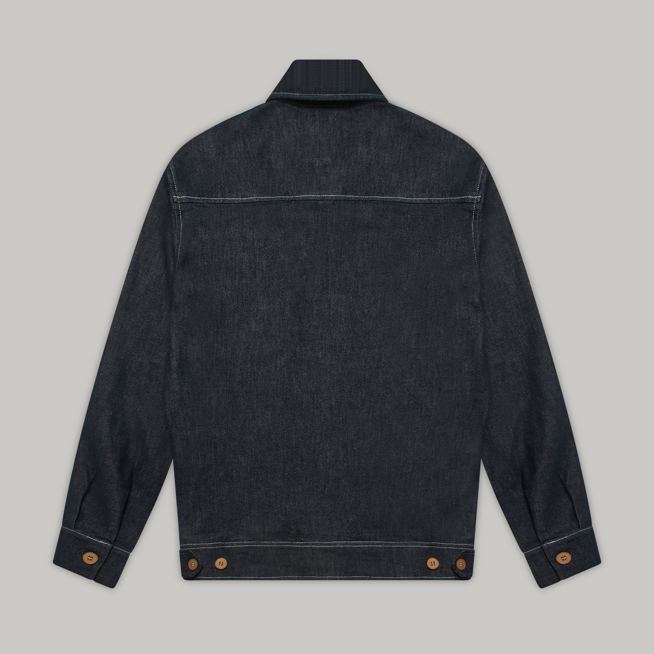 Turner Long Sleeve Shacket - Denim Stay Blue