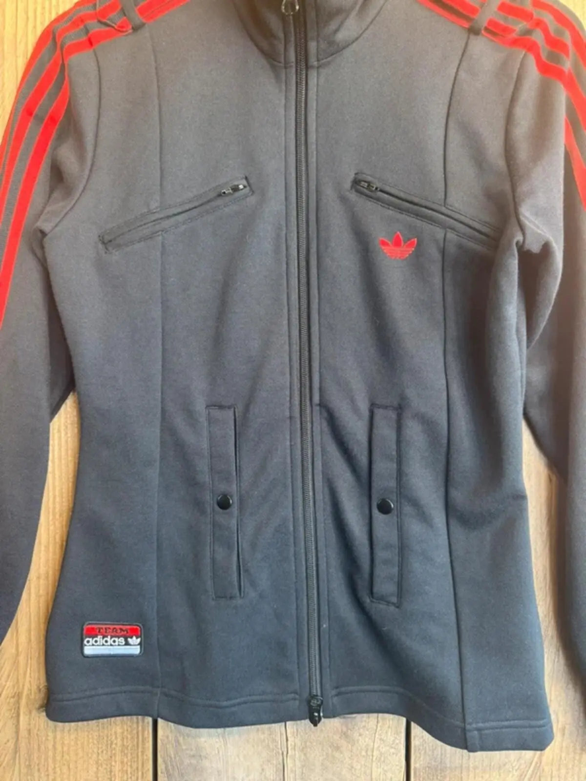 Vintage Team Adidas Originals Women’sTracksuit Top / Jacket Size 10 Small #362