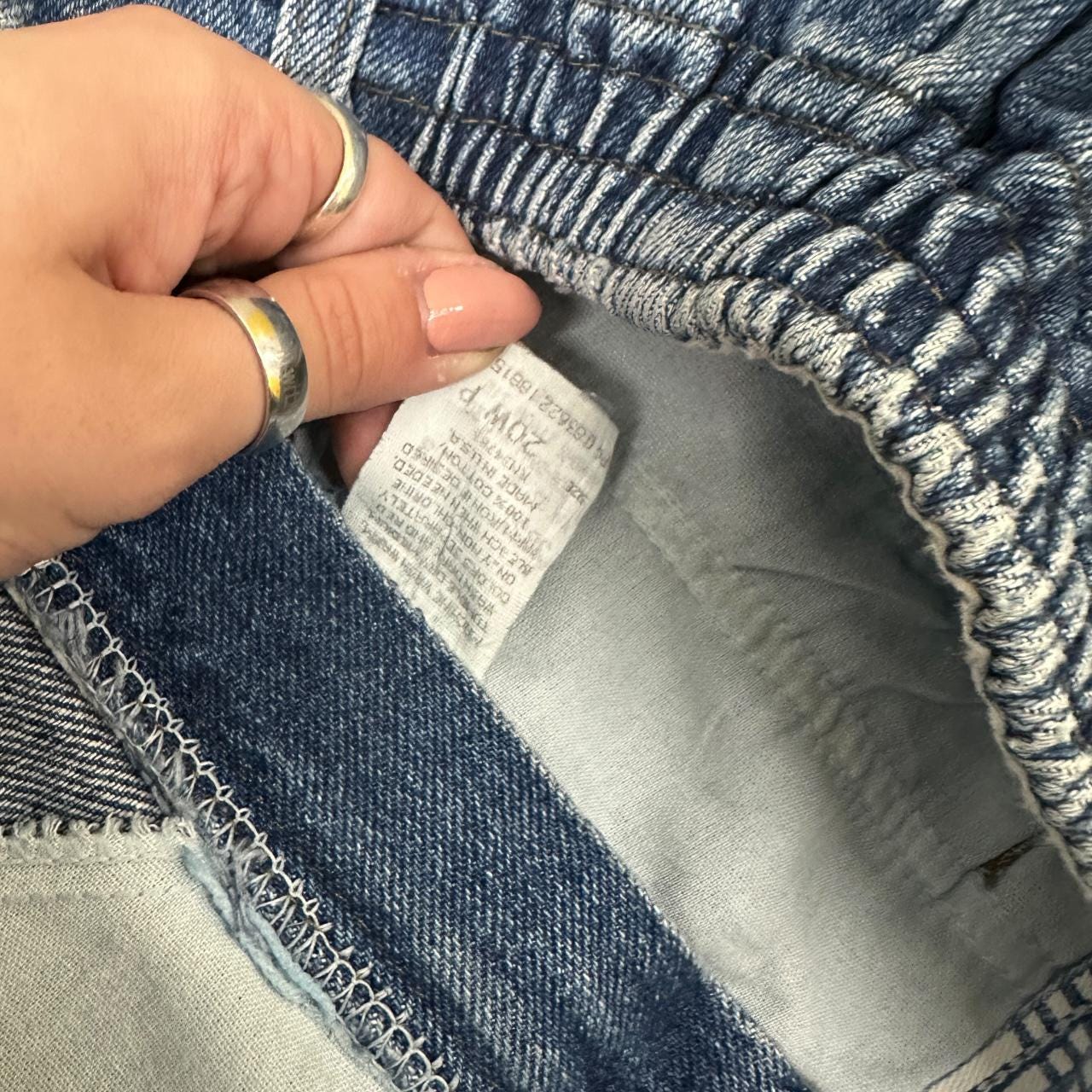 Vintage 90s Lee Elastic Waist Tapered Leg Mom Jeans Mid Blue W34 L28