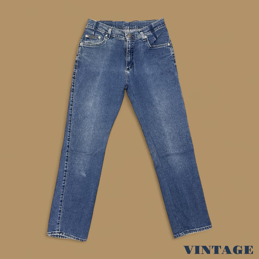 Vintage Lee Straight Leg Boyfriend Jeans Mid Blue W31 L30