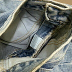 Vintage Y2k Airport Bootcut Jeans Light Blue W25 L26