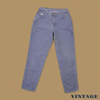 Vintage 90&#39;s Lee Tapered Leg Mom Jeans Dark Blue W30 L30