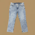 Vintage Lee Straight Leg Boyfriend Jeans Light Blue Acid Wash W36 L25