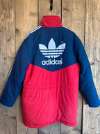 Vintage Adidas 1988-91 Mangers Bench Coat Jacket Large