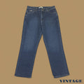 Vintage Lee Straight Leg Relaxed Jeans Dark Blue W34 L29