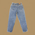 Vintage Lee Baggy Tapered Leg Jeans Mid Blue W25 L27