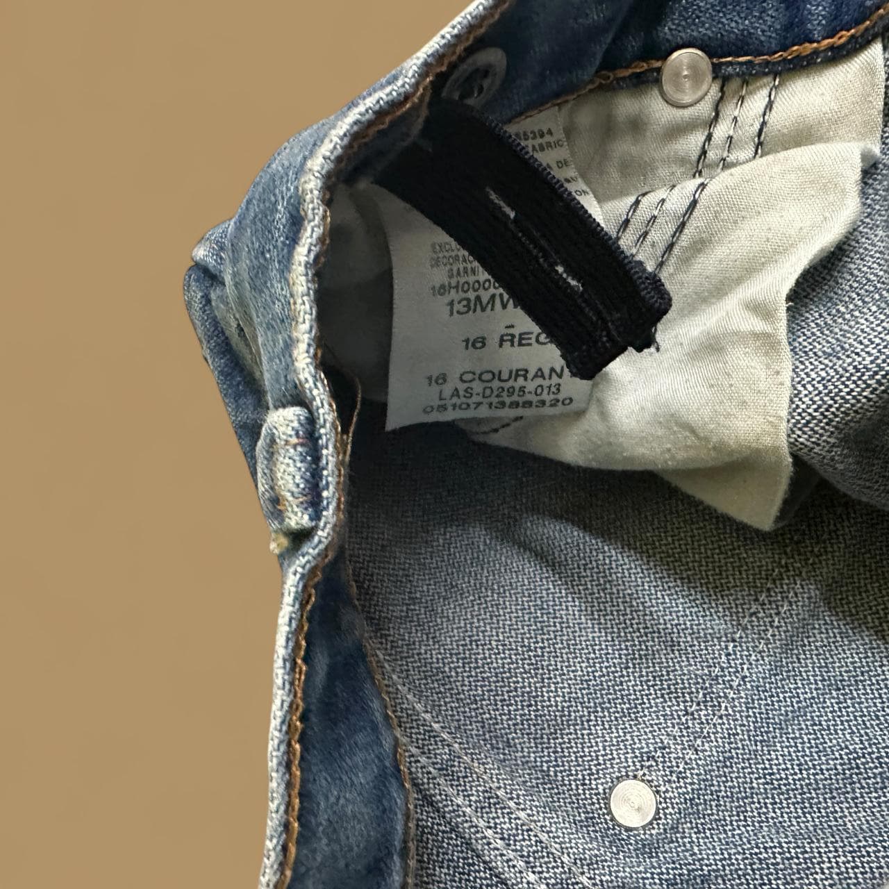 Vintage Wrangler Distressed Straight Leg Boyfriend/Mom Jeans Dark Blue W26 L30