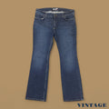 Vintage Wrangler Bootcut Jeans Dark Blue W36 L30