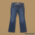 Vintage Wrangler Bootcut Jeans Dark Blue W36 L30