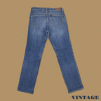 Vintage Lee Marion Straight Leg Jeans Dark Blue W31 L29